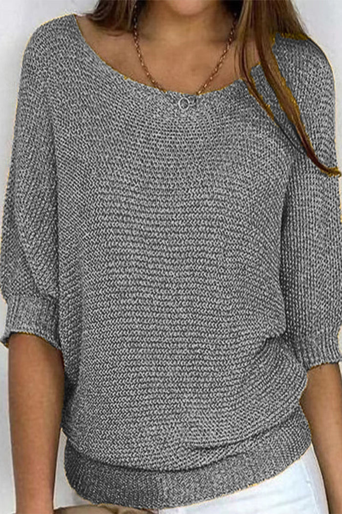 Liora | Strickpullover mit Fledermausärmeln