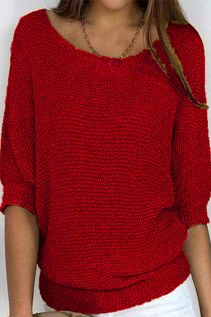 Liora | Strickpullover mit Fledermausärmeln