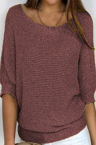 Liora | Strickpullover mit Fledermausärmeln